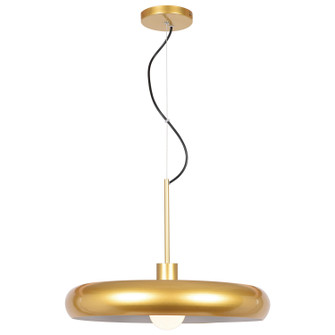 Bistro LED Pendant in Gold and White (18|23883LEDDLP-GLD/WHT)