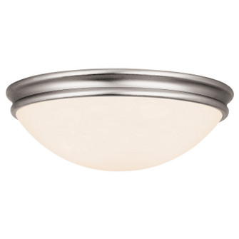 Atom LED Flush Mount in Brushed Steel (18|20725LEDD-BS/OPL)