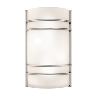Cassi Two Light Wall Fixture in Brushed Steel (18|20416-BS/OPL)