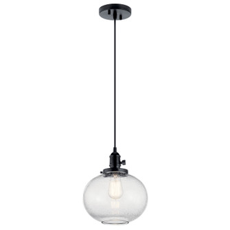 Avery One Light Mini Pendant in Black (12|43852BK)