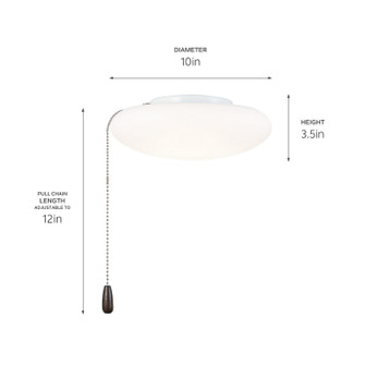 LED Fan Light Kit in White (12|380961)