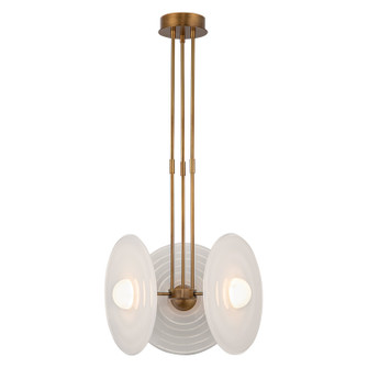 Harbour LED Pendant in Vintage Brass/Glossy Opal (452|PD350318VBGO)
