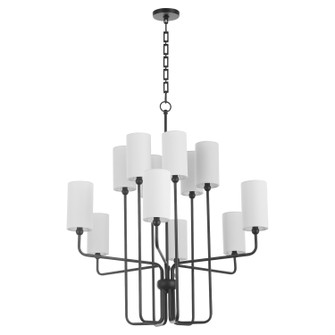 Charlotte 12 Light Chandelier in Matte Black (19|698-12-59)