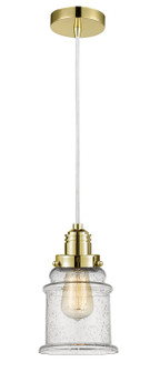 Winchester One Light Mini Pendant in Gold (405|100GD-10W-2H-GD-G184)
