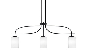 Cavella Three Light Island Pendant in Matte Black (200|3936-MB-531)