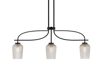 Cavella Three Light Island Pendant in Matte Black (200|3936-MB-4253)