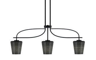 Cavella Three Light Island Pendant in Matte Black (200|3936-MB-4039)