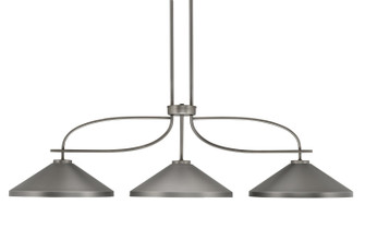 Cavella Three Light Island Pendant in Graphite (200|3936-GP-424)