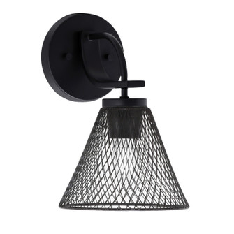 Cavella One Light Wall Sconce in Matte Black (200|3911-MB-805)