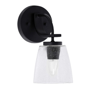 Cavella One Light Wall Sconce in Matte Black (200|3911-MB-461)