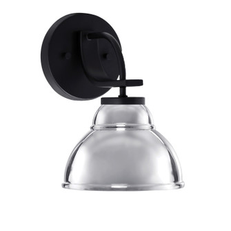 Cavella One Light Wall Sconce in Matte Black (200|3911-MB-427-CH)
