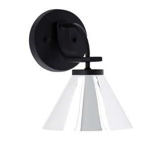 Cavella One Light Wall Sconce in Matte Black (200|3911-MB-421-CH)