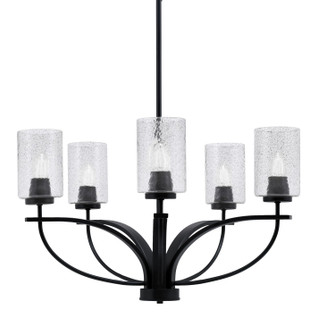 Cavella Five Light Chandelier in Matte Black (200|3905-MB-3002)