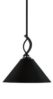 Cavella One Light Mini Pendant in Matte Black (200|3901-MB-420-MB)