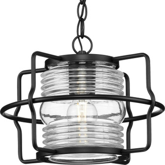 Keegan One Light Outdoor Hanging Lantern in Matte Black (54|P550134-31M)