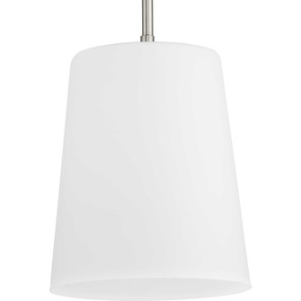 Clarion One Light Pendant in Brushed Nickel (54|P500429-009)