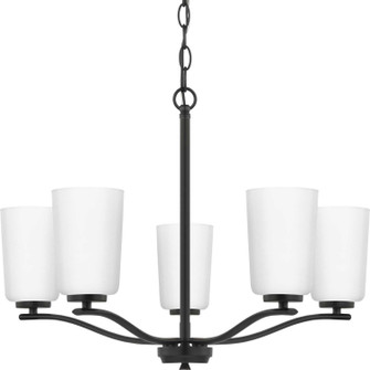 Adley Five Light Chandelier in Matte Black (54|P400350-31M)