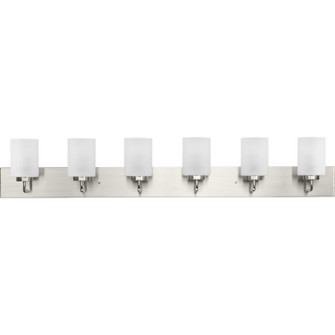 Merry Six Light Bath in Brushed Nickel (54|P300421-009)