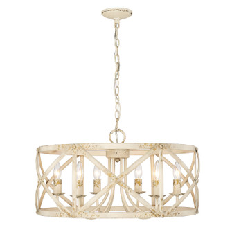 Alcott AI Six Light Chandelier in Antique Ivory (62|0890-6 AI)