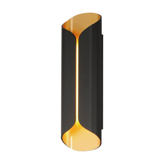 Folio LED Outdoor Wall Lamp in Black / Gold (86|E30156-BKGLD)