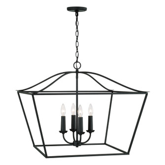 Grady Four Light Pendant in Black Iron (65|350641BI)