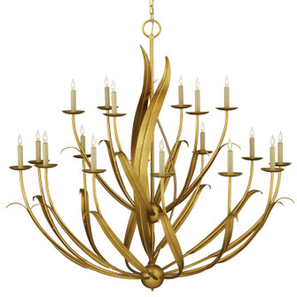 Menefee 18 Light Chandelier in Antique Gold Leaf (142|9000-1107)