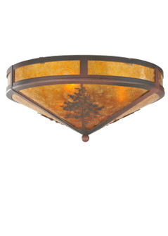 Tamarack Two Light Flushmount in Rust,Wrought Iron (57|99148)