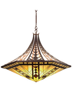 Sonoma Six Light Inverted Pendant in Cinnamon Coffee Metallic (57|98959)