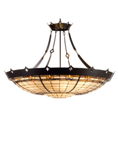 Fleur-De-Lite Ten Light Inverted Pendant in Timeless Bronze (57|98958)