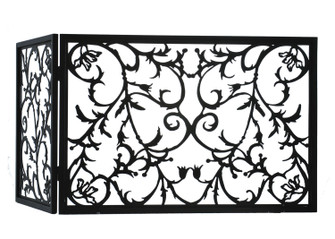 Vine Fireplace Screen in Black Metal (57|97928)