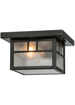 Hyde Park One Light Flushmount in Craftsman Brown (57|87268)