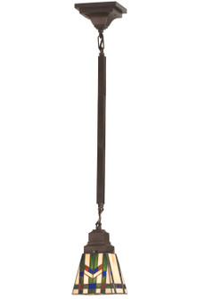 Prairie Wheat One Light Mini Pendant in Beige Burgundy Lt Blue Green (57|82481)