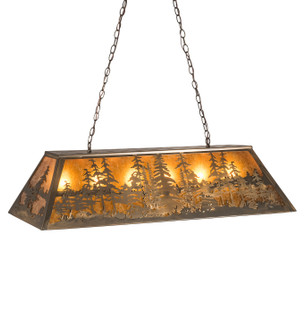Tall Pines Six Light Pendant in Antique Copper (57|81888)