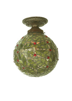 Holly Ball One Light Flushmount in Antique (57|81754)