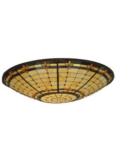 Fleur-De-Lite Shade in Beige Ha Green/Blue Bai Amber (57|81546)