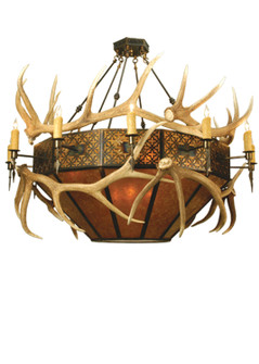 Antlers 22 Light Chandelier in Antique Copper (57|81321)