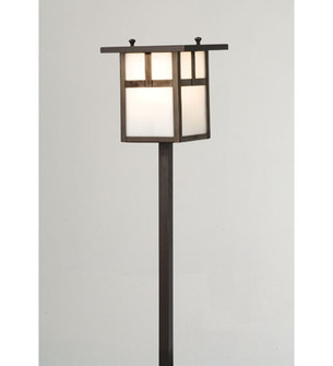 Hyde Park One Light Post Landscape Fixture in Craftsman Brown (57|73546)