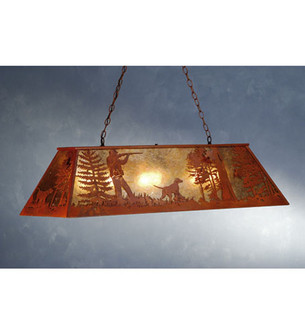 Quail Hunter Six Light Pendant in Rust (57|72967)