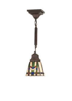 Prairie Wheat One Light Mini Pendant in Beige Burgundy Lt Blue Green (57|71618)