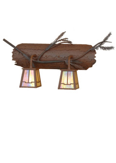 Pine Branch Two Light Vanity in Rust,Wrought Iron (57|67909)