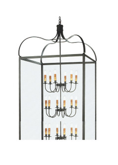 Rennes 12 Light Pendant in Charred Iron (57|67716)