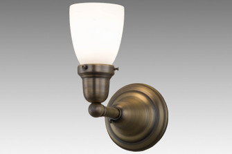 Revival Oyster Bay One Light Wall Sconce in Antique Brass (57|56449)