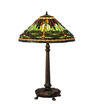 Tiffany Dragonfly One Light Table Lamp in Mahogany Bronze (57|52441)