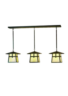 Stillwater Three Light Island Pendant in Craftsman Brown (57|51783)