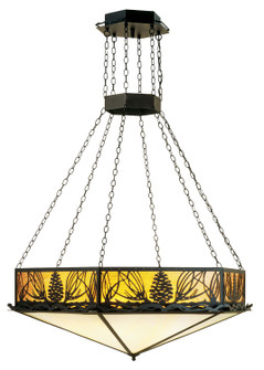Mountain Pine Six Light Inverted Pendant in Vintage Copper (57|51006)