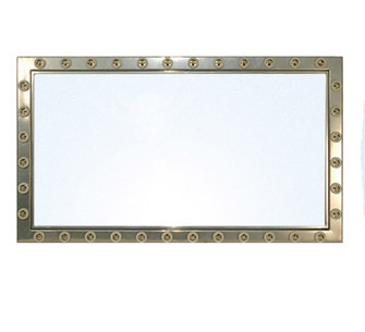 Vanity Fair Mirror in Nickel (57|50969)