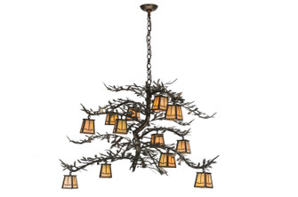 Pine Branch 12 Light Chandelier in Antique Copper (57|50914)