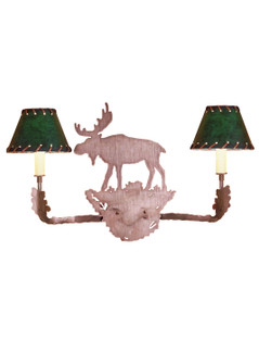 Moose Two Light Wall Sconce in Antique Copper (57|50616)