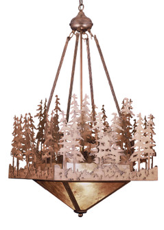 Pine Lake Two Light Inverted Pendant in Antique Copper (57|50218)