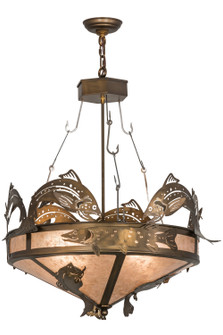 Catch Of The Day Two Light Inverted Pendant in Antique Copper (57|50168)